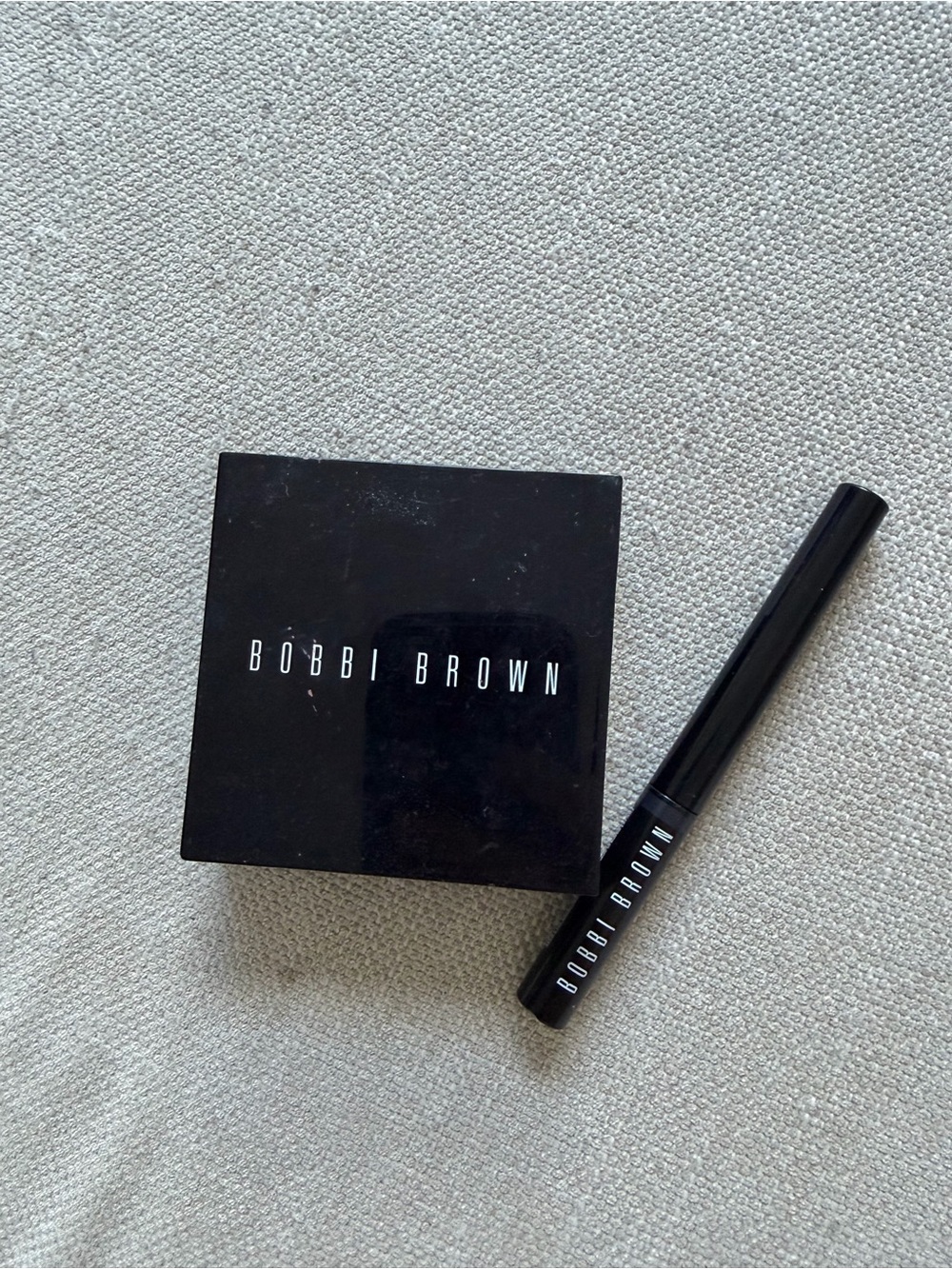 Bobbi Brown Shimmer brick and liquid eyeliner